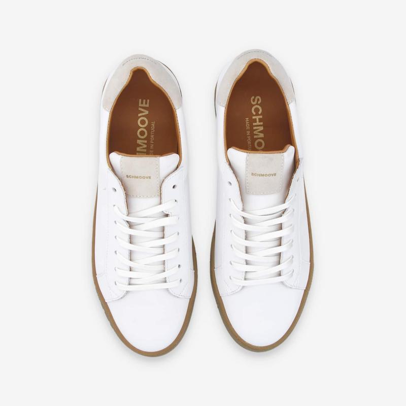 SPARK CLAY M - NAPPA/SUEDE -  BLANC/GREGE